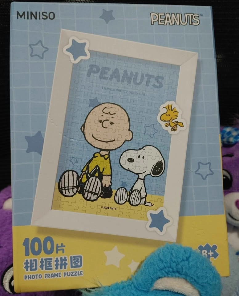 Miniso Snoopy Bundle - Insulated Lunch Bag + Puzzle + Blind Box - photo 5
