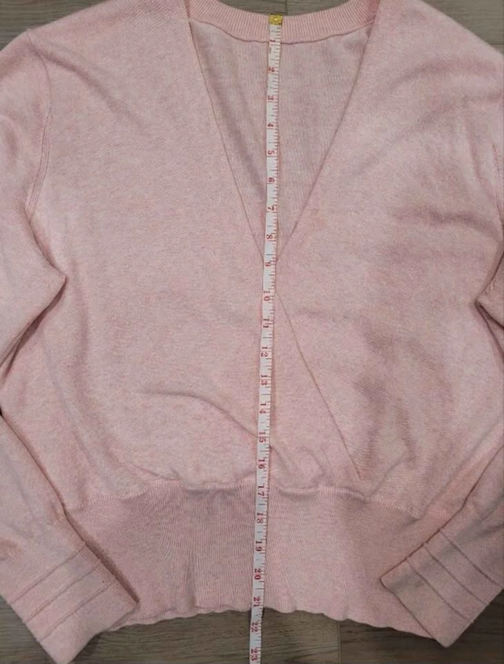 Lululemon Crossover Ribbed Waist Sweater Sz 10 Heathered Dew Pin - photo 4