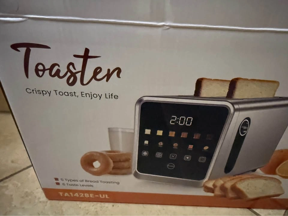 Digital 2-Slice Stainless Steel Toaster (Touchscreen with Timer) - photo 3
