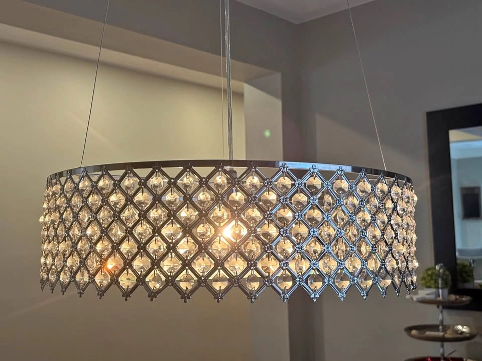 Crystal Drum Chandelier