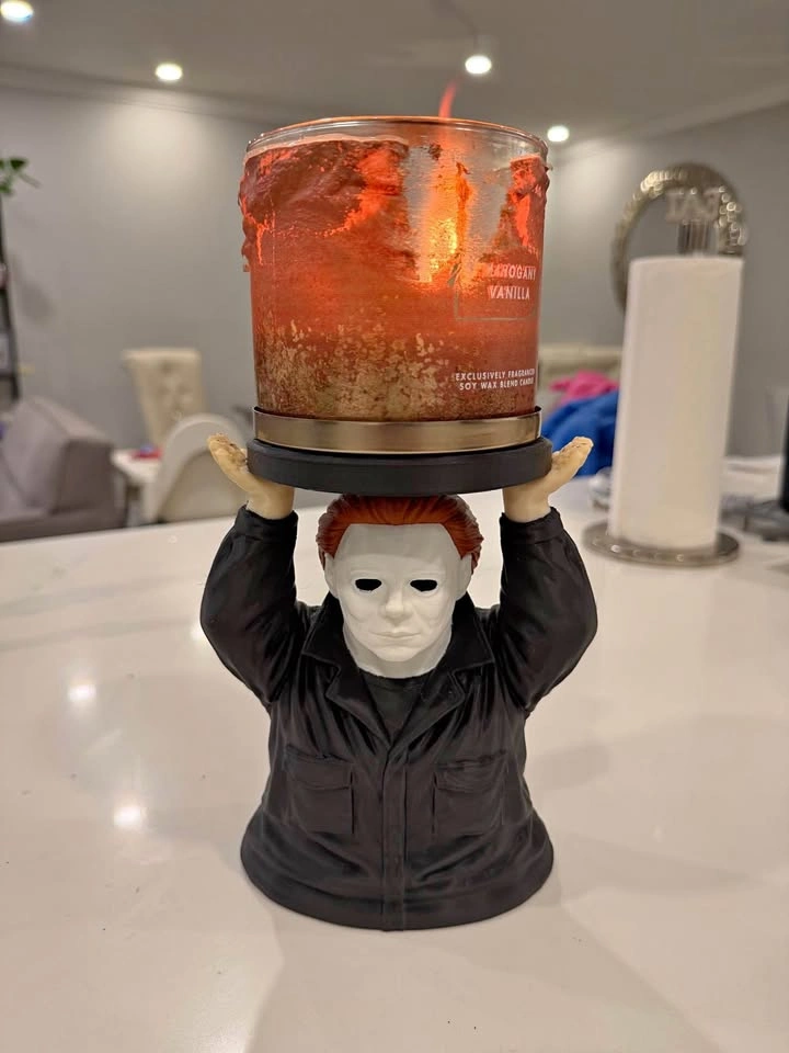 Michael Myers Horror Candle Holder