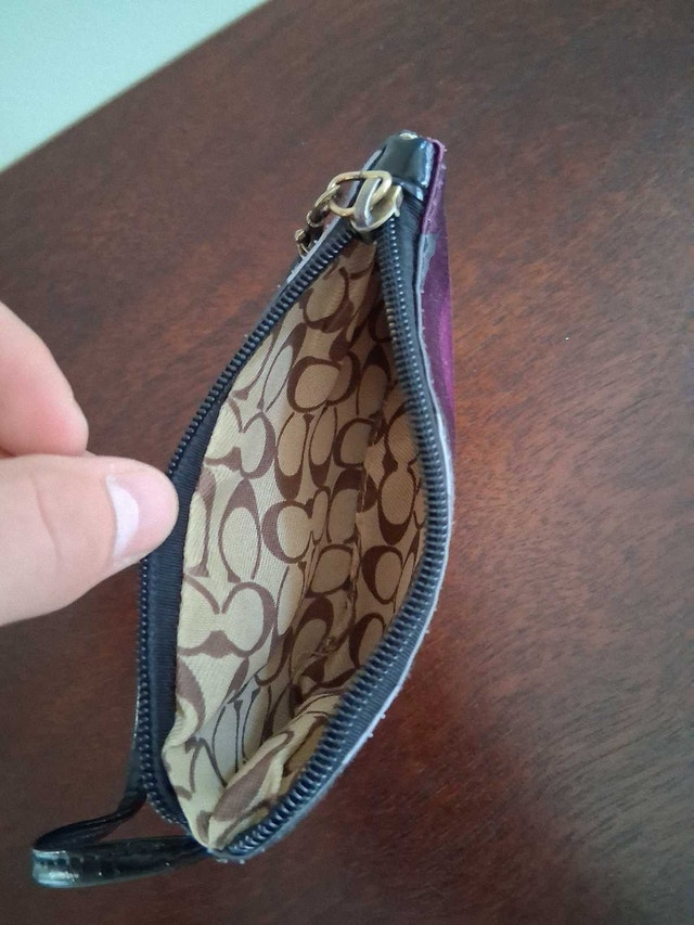 Coach Madison Op Art Signature Circles Satin Women's Wristlet - photo 3