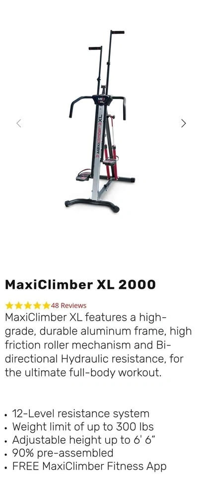 Maxiclimber XL - Slightly Used - photo 3