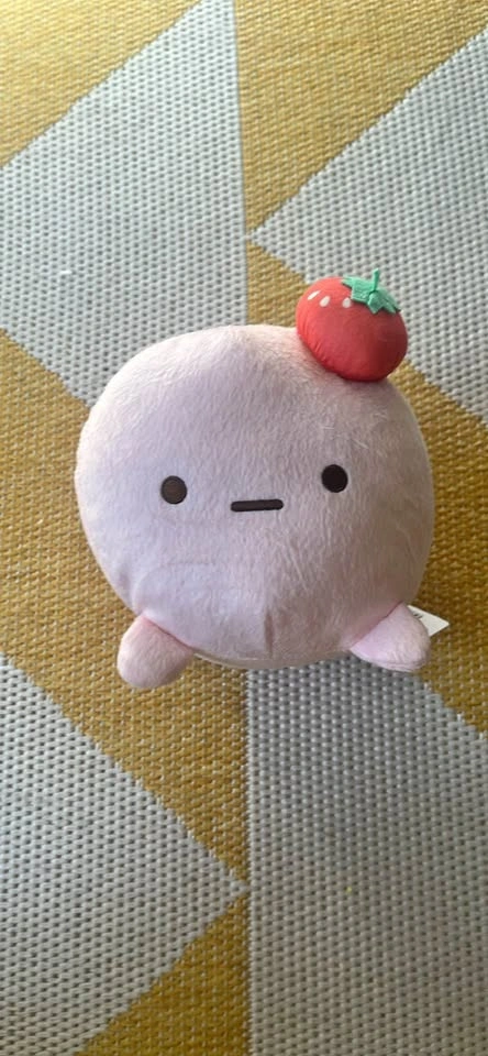 San-X Sumikko Gurashi Pink Tapioca Strawberry Plush