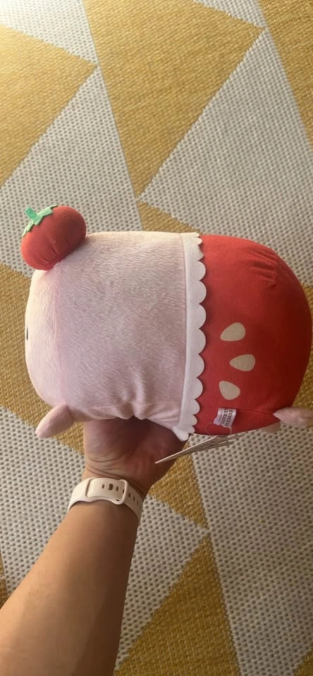 San-X Sumikko Gurashi Pink Tapioca Strawberry Plush - photo 4