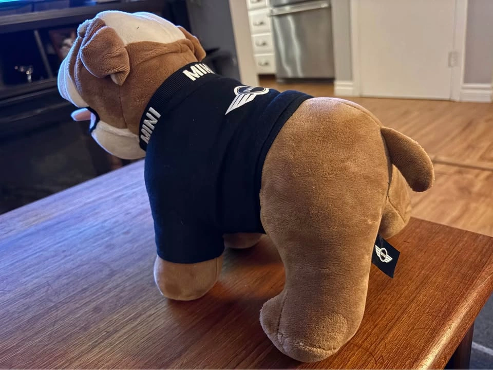 Official BMW Group MINI Cooper Spike Bulldog Plush Toy - photo 2