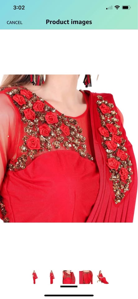 ASYAD BOUTIQUE Saree With stitched Blouse - photo 2
