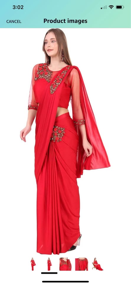 ASYAD BOUTIQUE Saree With stitched Blouse - photo 5