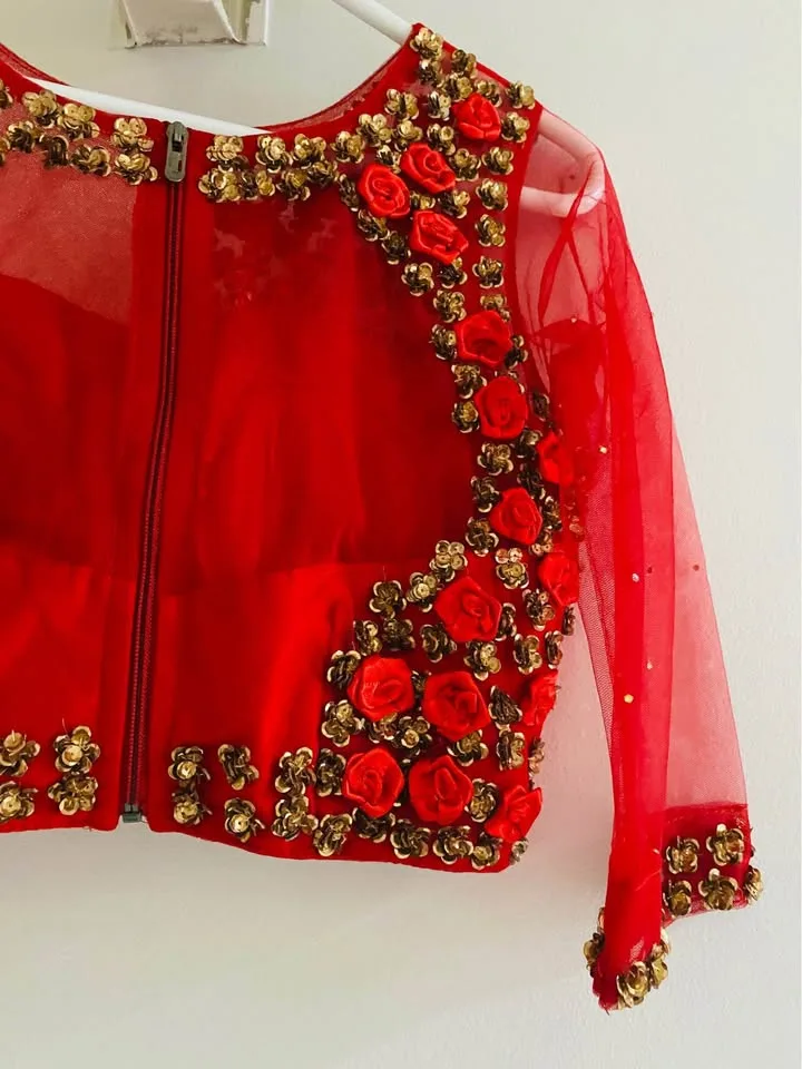 ASYAD BOUTIQUE Saree With stitched Blouse image indicator(9)