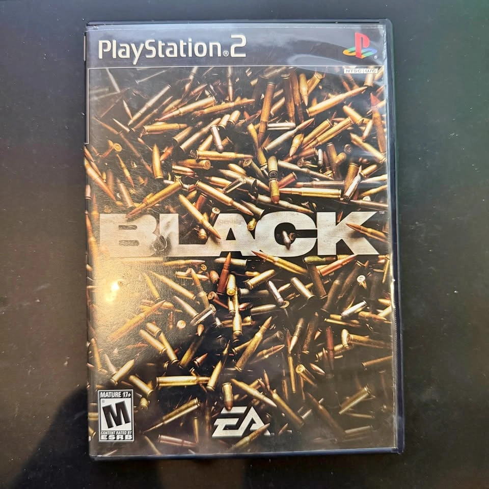 Black PlayStation 2 PS2 EA Criterion Games - Cleaned & Tested