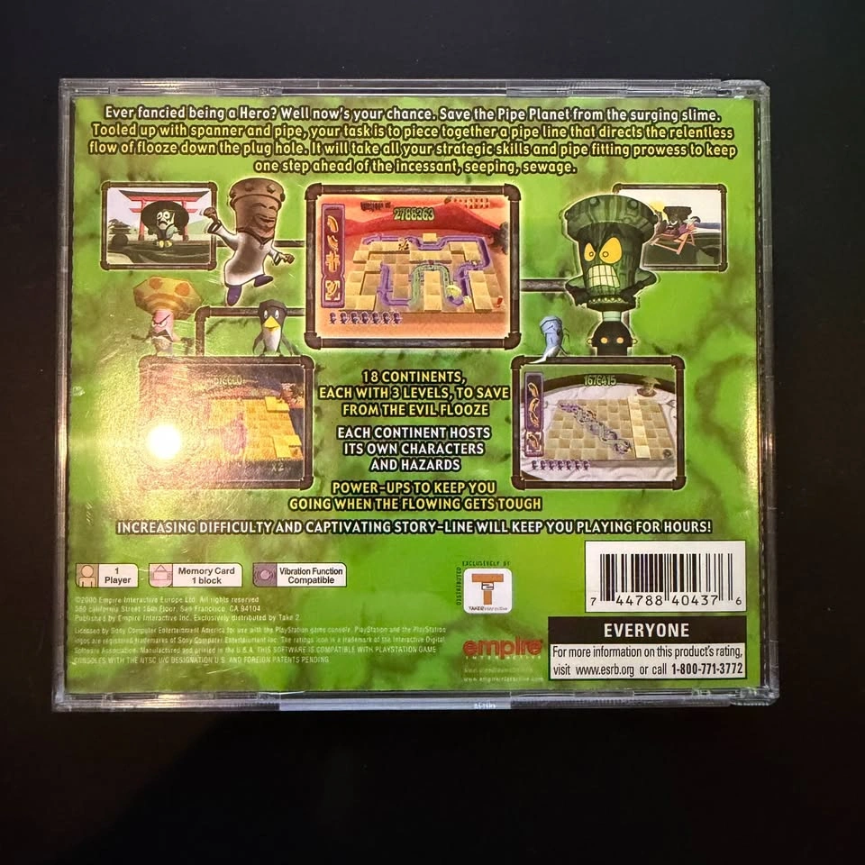 Pipe Dreams 3D - Sony PlayStation 1 (PS1) Complete in Case - photo 2