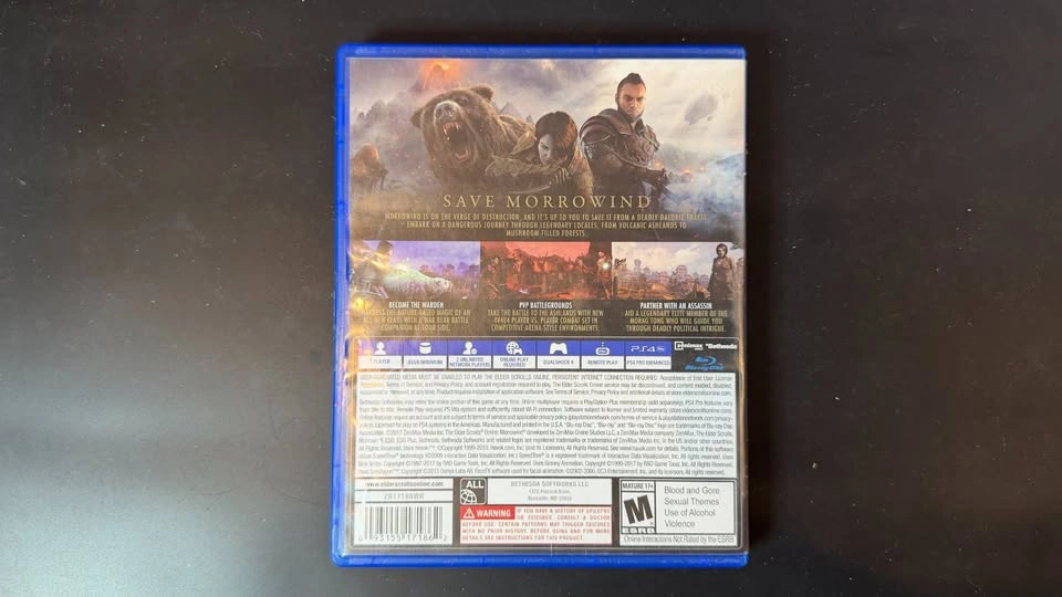 The Elder Scrolls Online Morrowind PlayStation 4 PS4 - photo 2