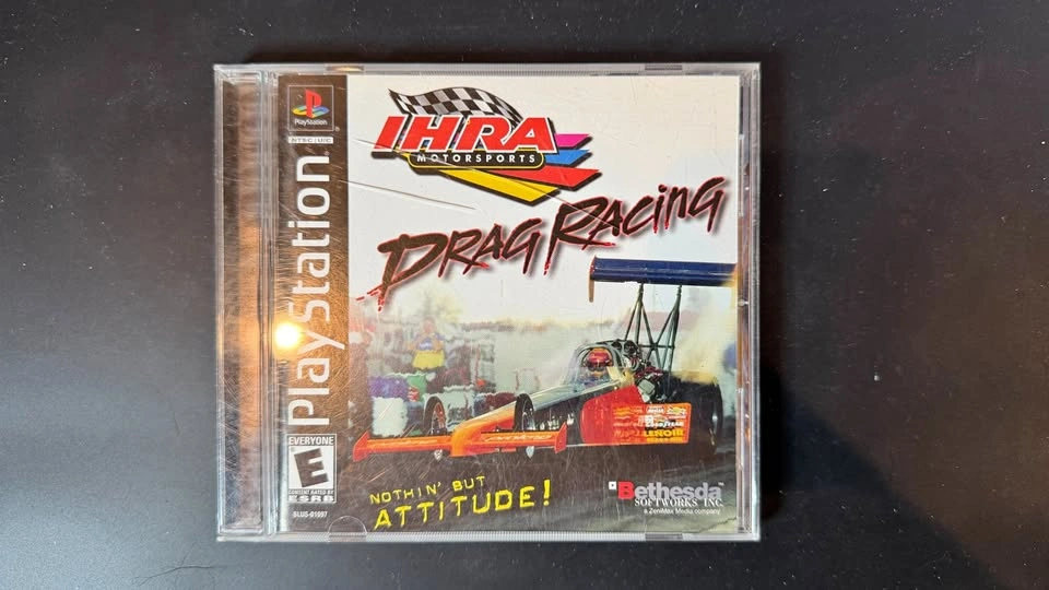 IHRA Drag Racing PlayStation 1 PS1 Bethesda - Cleaned & Tested