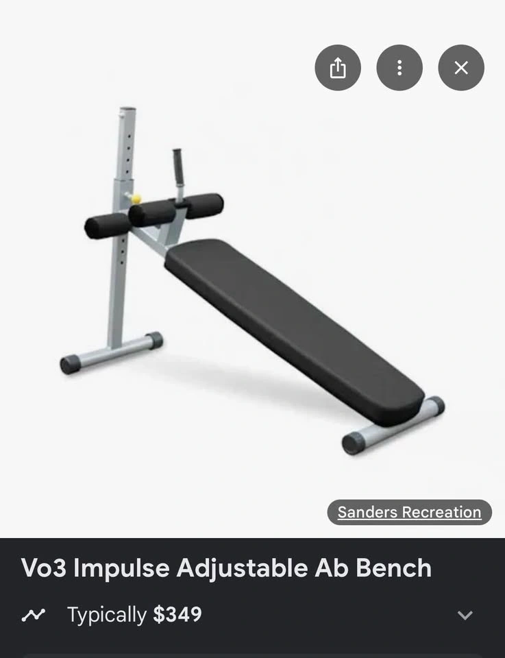 Vo3 Impulse Adjustable Ab Bench - photo 4