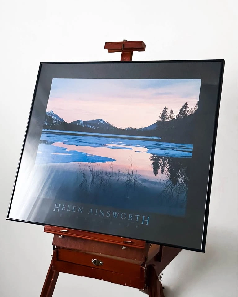 1988 Helen Ainsworth Tenaya Lake Yosemite Landscape Print - photo 2