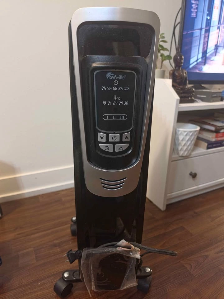 Senville 1500W Digital Oil-Filled Radiator Space Heater - photo 2