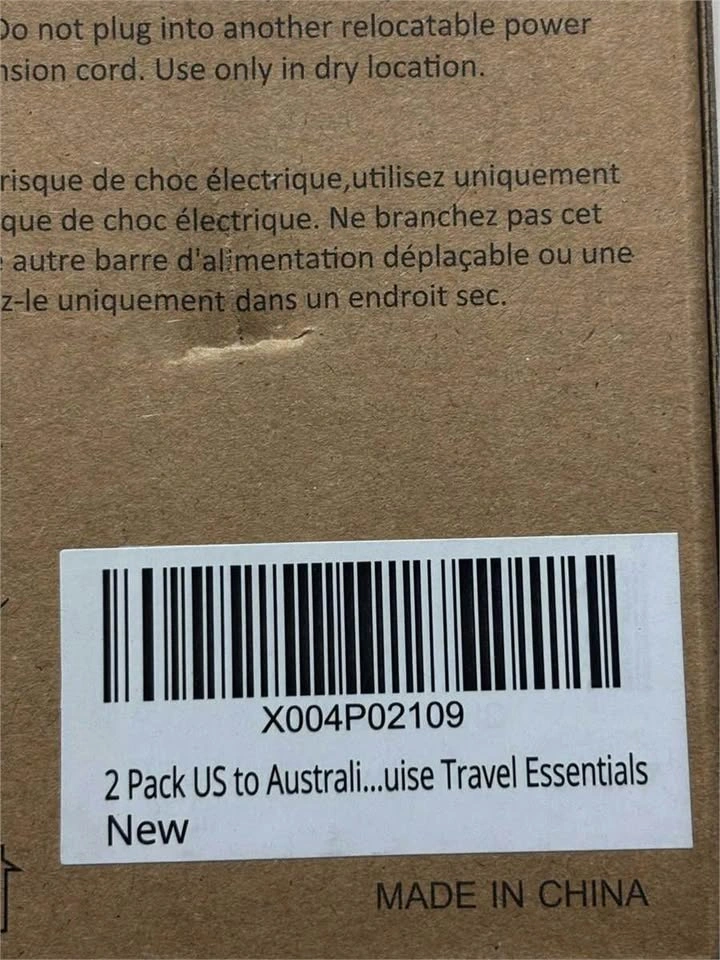 New 2 Pack European Travel Plug Adapter - photo 3