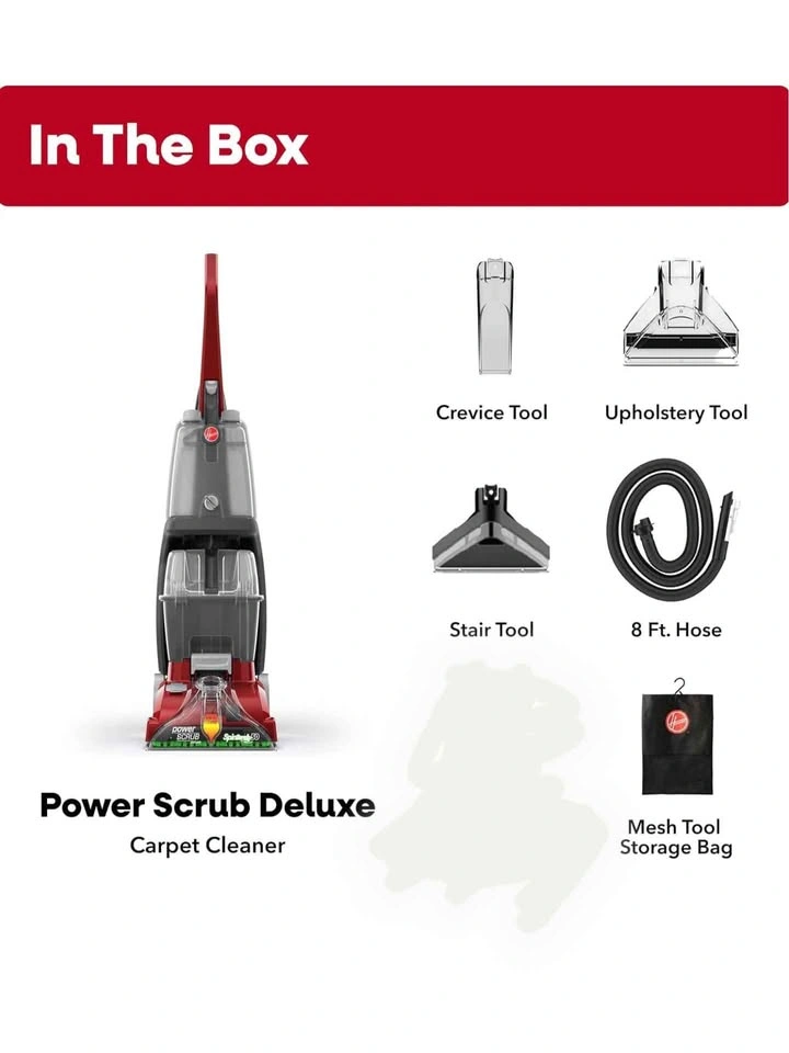 Hoover PowerScrub Deluxe Carpet & Upholstery Cleaner Machine - photo 3