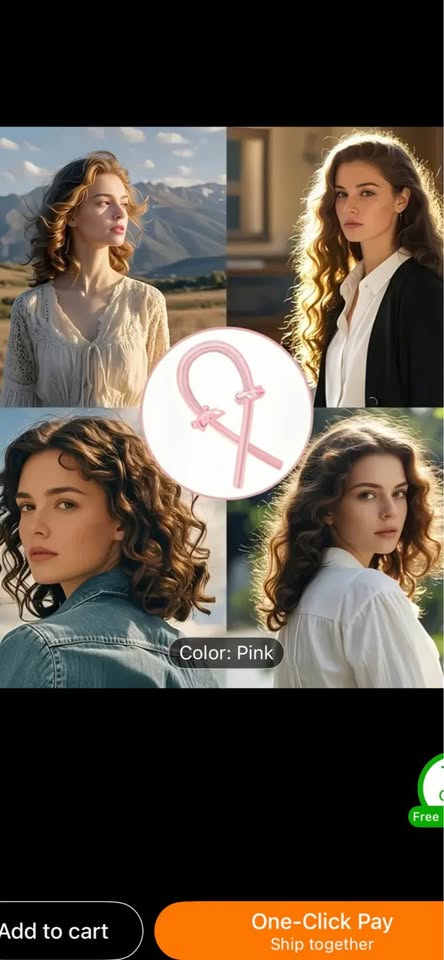 3pcs Heatless Headband Curling Iron Set - NEW - photo 3