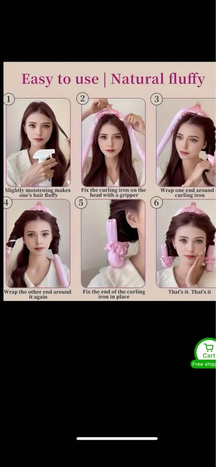 3pcs Heatless Headband Curling Iron Set - NEW - photo 4