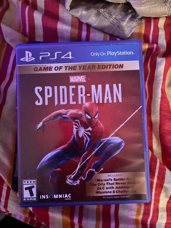 spiderman game of the year edition ps4