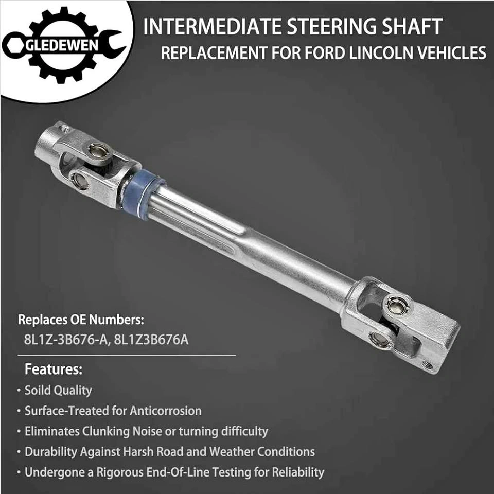 Steering Column Lower Intermediate Steering Shaft 8L1Z-3B6676-A