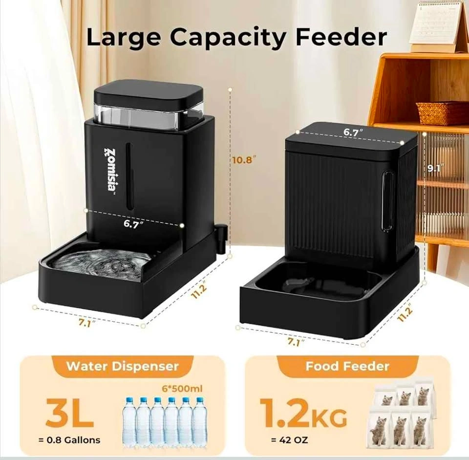 Automatic Cat Feeder and Gravity Food Dispenser - photo 3