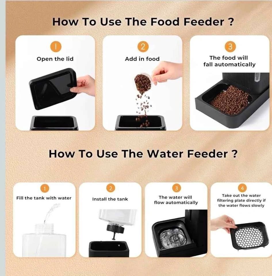 Automatic Cat Feeder and Gravity Food Dispenser - photo 5
