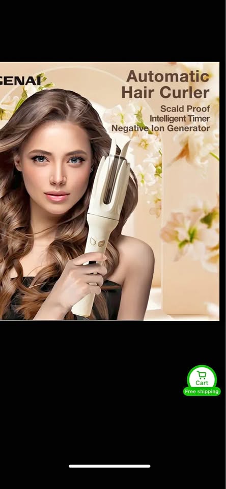 Genai Auto Hair Curler 28mm, 4 Temps, Timer.. BNIB