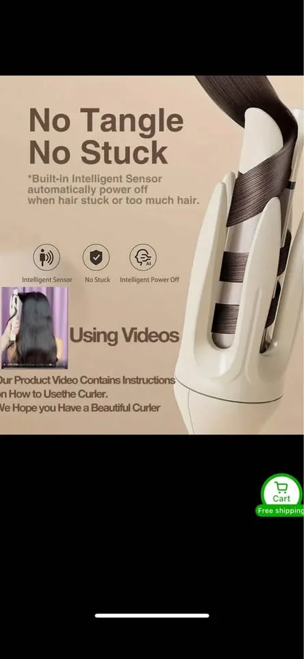 Genai Auto Hair Curler 28mm, 4 Temps, Timer.. BNIB image indicator(2)