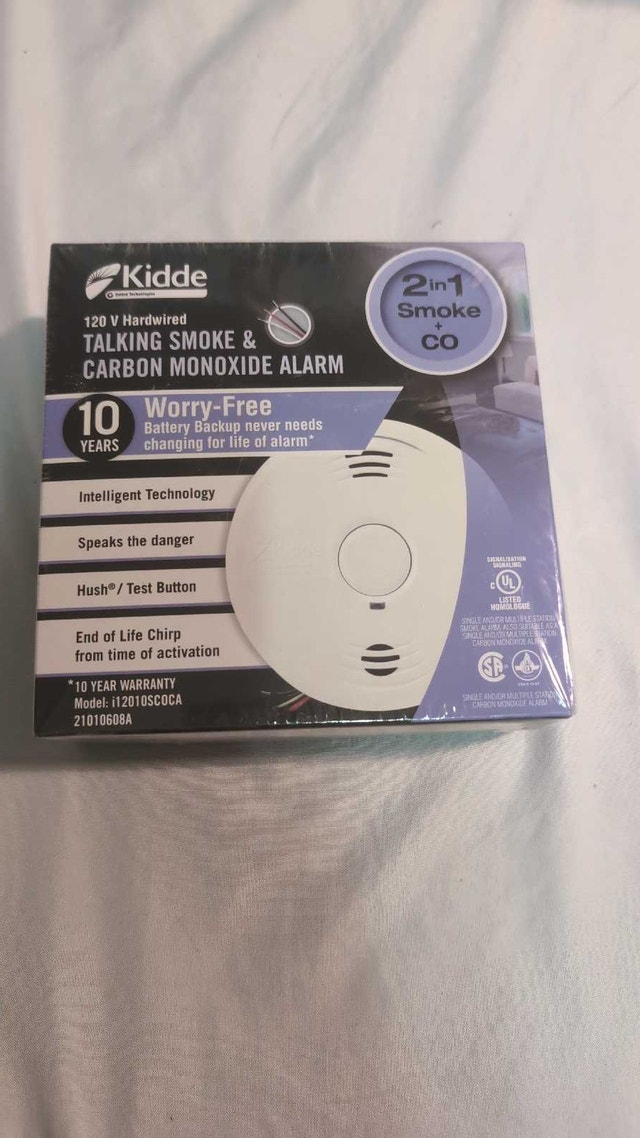 Kidde Hardwired 2 in 1 Smoke and Carbon Monoxide Alarm