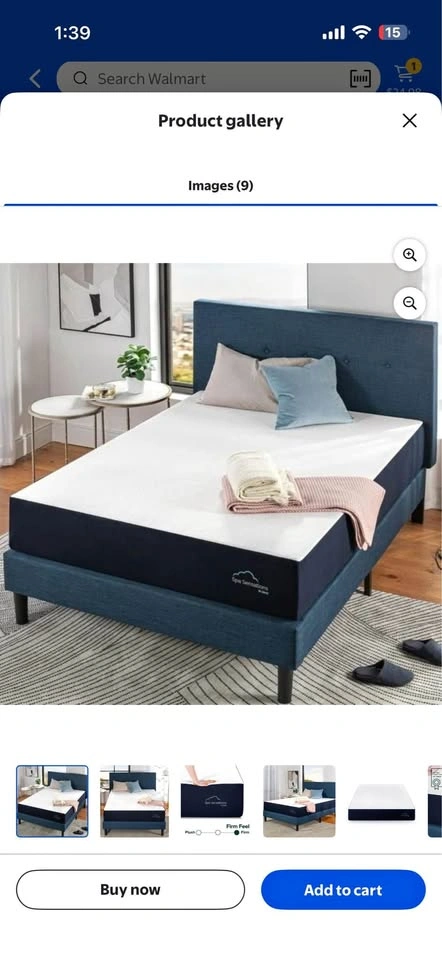 Zinus Spa Twin Mattress - 10 inch - Sealed Box