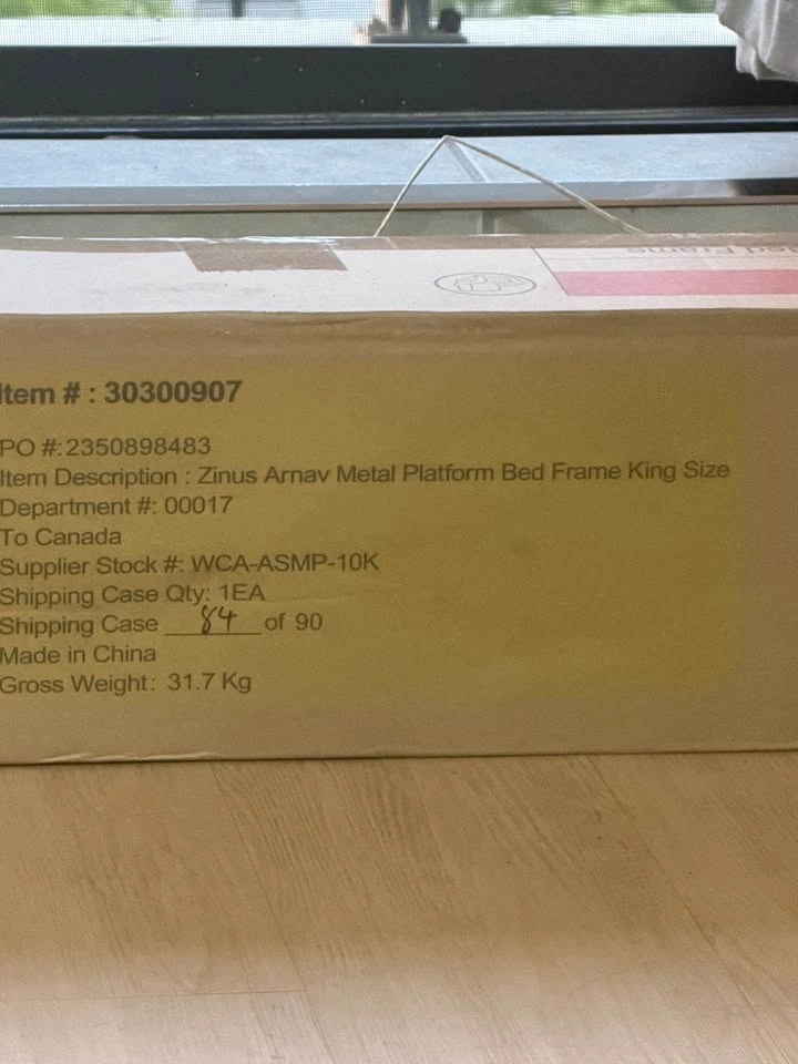 King Size Bed Frame - Metal - photo 2