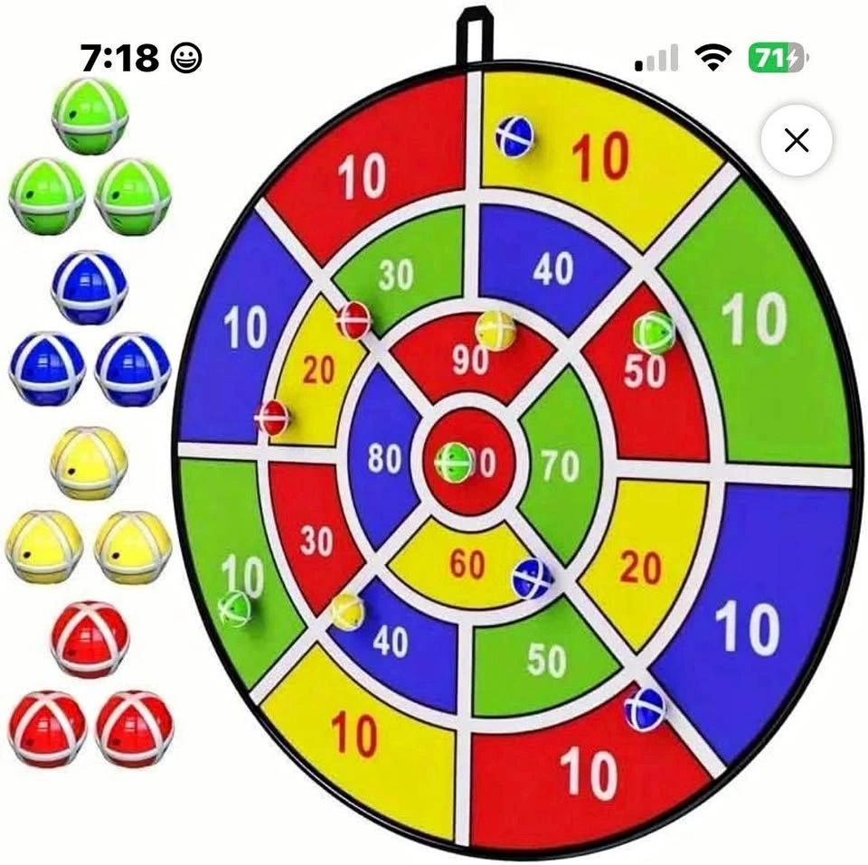 Large 29” Diameter Sticky Ball Indoor/Outdoor Game