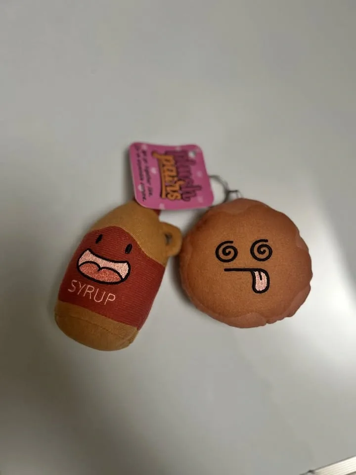 Matching Plush Pairs Pancakes & Syrup Plushies