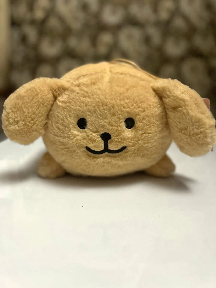 Korean Maltese Brown Dog Plush 5.5in/14cm