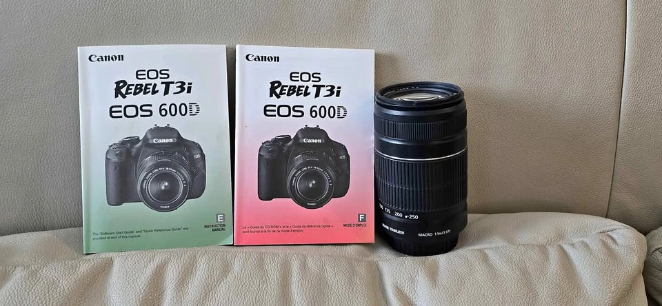 Complete Canon Rebel T3i DSLR Kit + 2 Lenses (18-55mm & 55-250mm