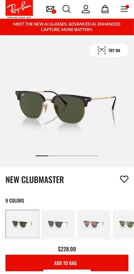Ray ban glasses