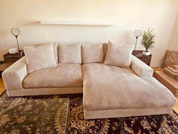 106" Wide Reversible Sofa & Chaise