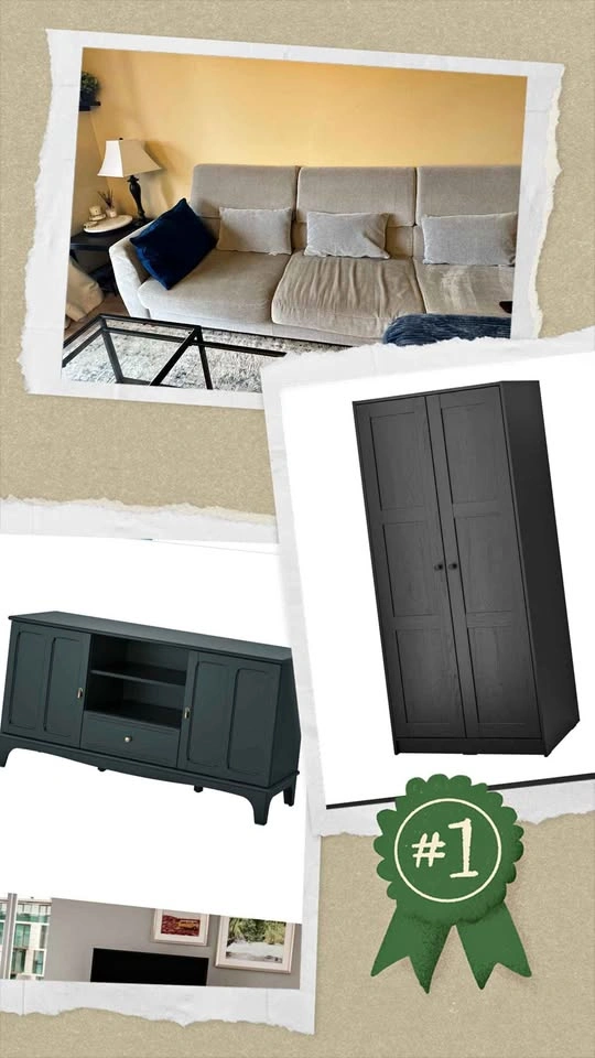 Move out Sale: Wardrobe, TV Unit, and L-Shaped Sofa