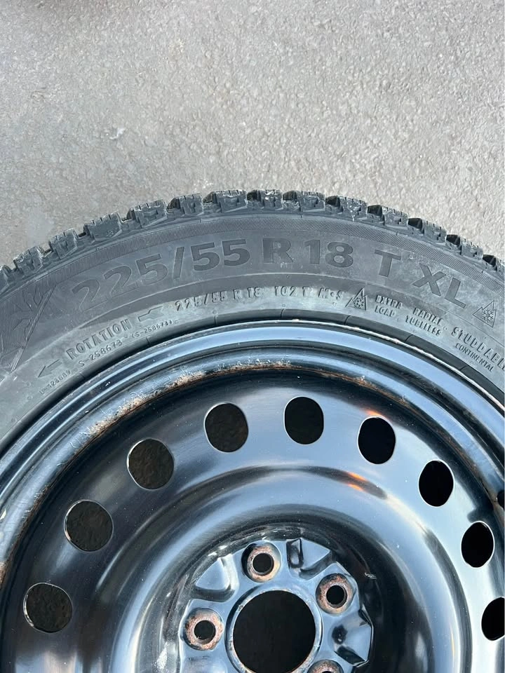 4 Winter Tires with rims 225/55 R18 - photo 3