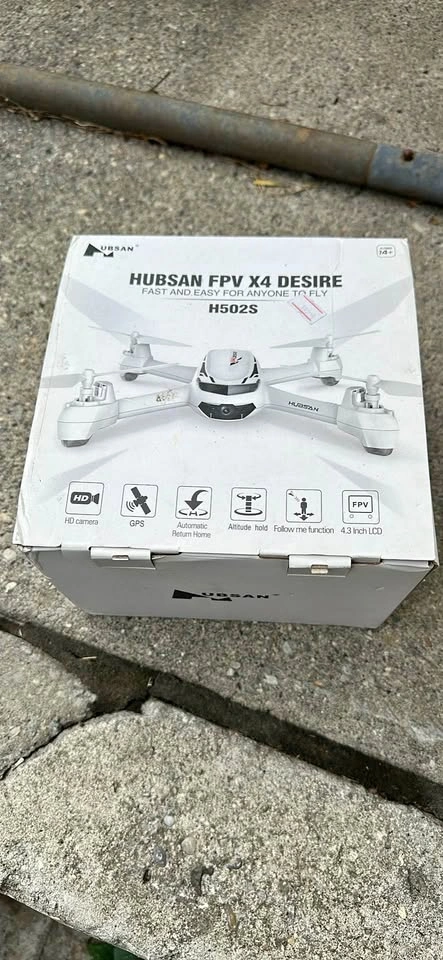 Hubsan H502S FPV X4 Desire GPS Drone w/ Controller – Flies, Came