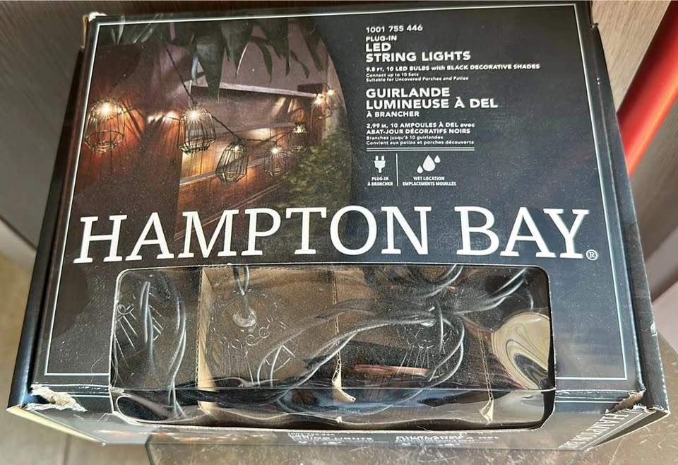 Hampton Bay LED String Lights - New In Box