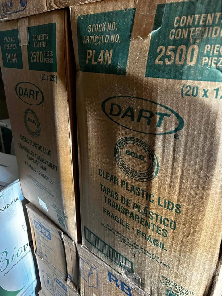 Bulk Dart Solo PL4N Lids - 2 Unopened Cases of 2500