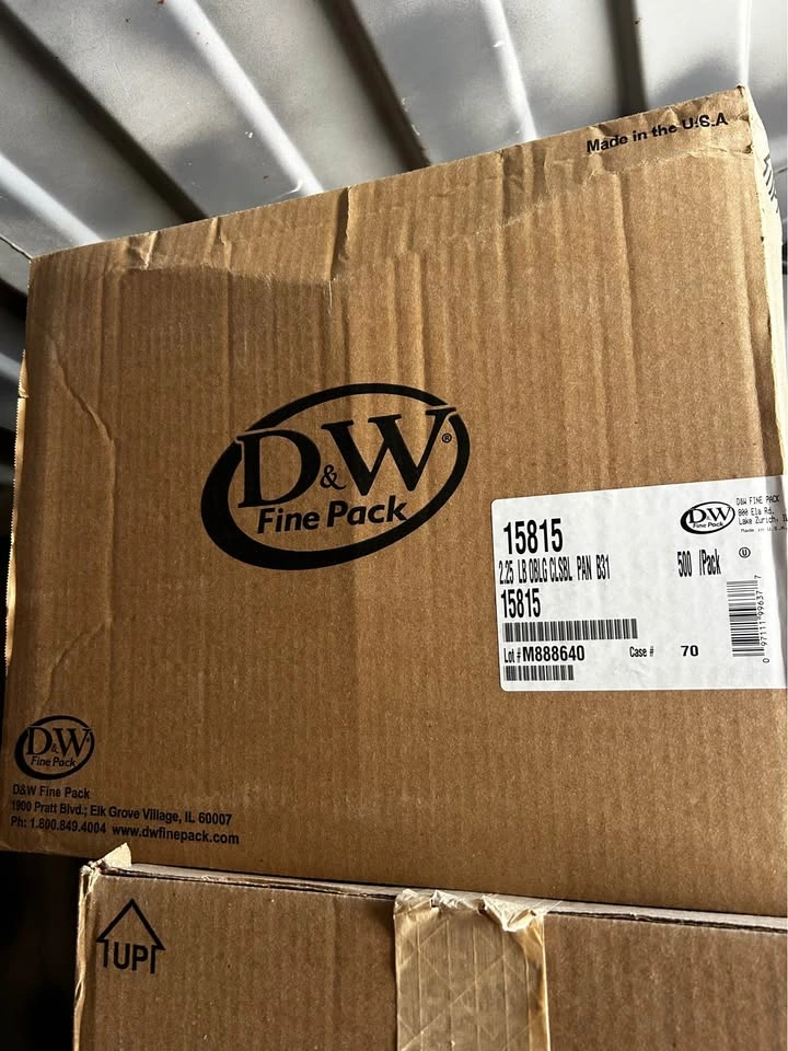 New D&W Fine Pack 15815 Aluminum Oblong Pans - Case of 500 - photo 2