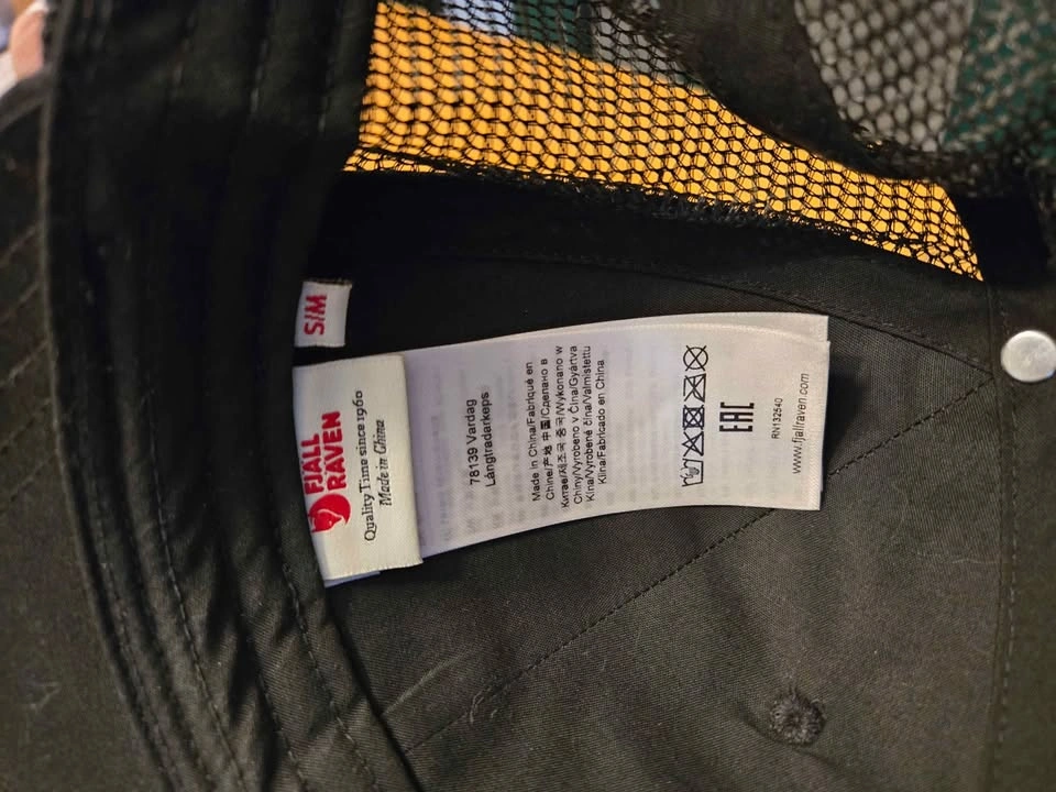 Fjällräven Vardag Långtradarkeps Trucker Hat Black S/M - photo 2