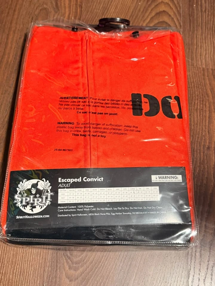 CONVICT COSTUME (adult xxxl) - photo 2