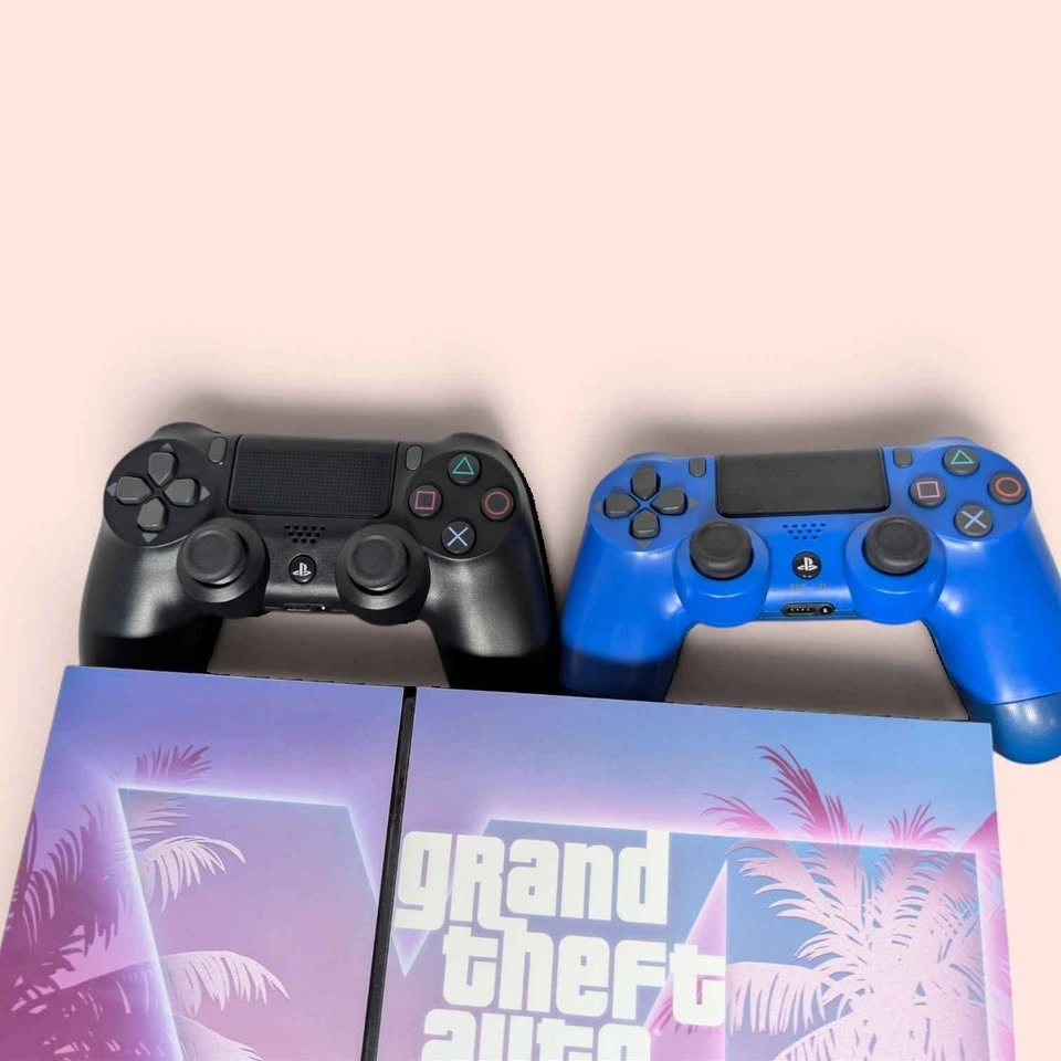 Ps4 With 2 Controllers and 4 Games - photo 2