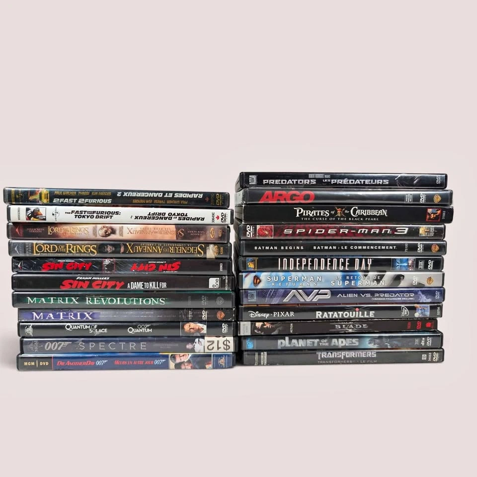All Exclusive 25 Dvd movie Collection