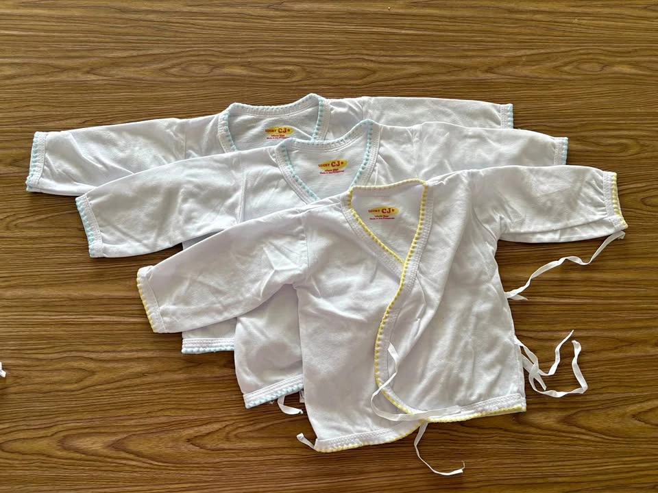 Newborn tie side long sleeves